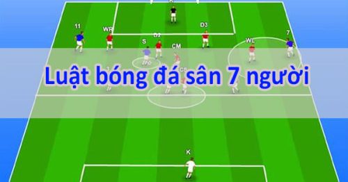 Quy định luật bóng đá 7 người mới nhất cần nắm