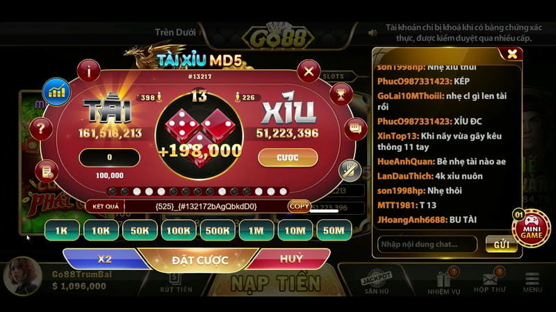 Đa dạng cược hấp dẫn trong game tài xỉu là gì
